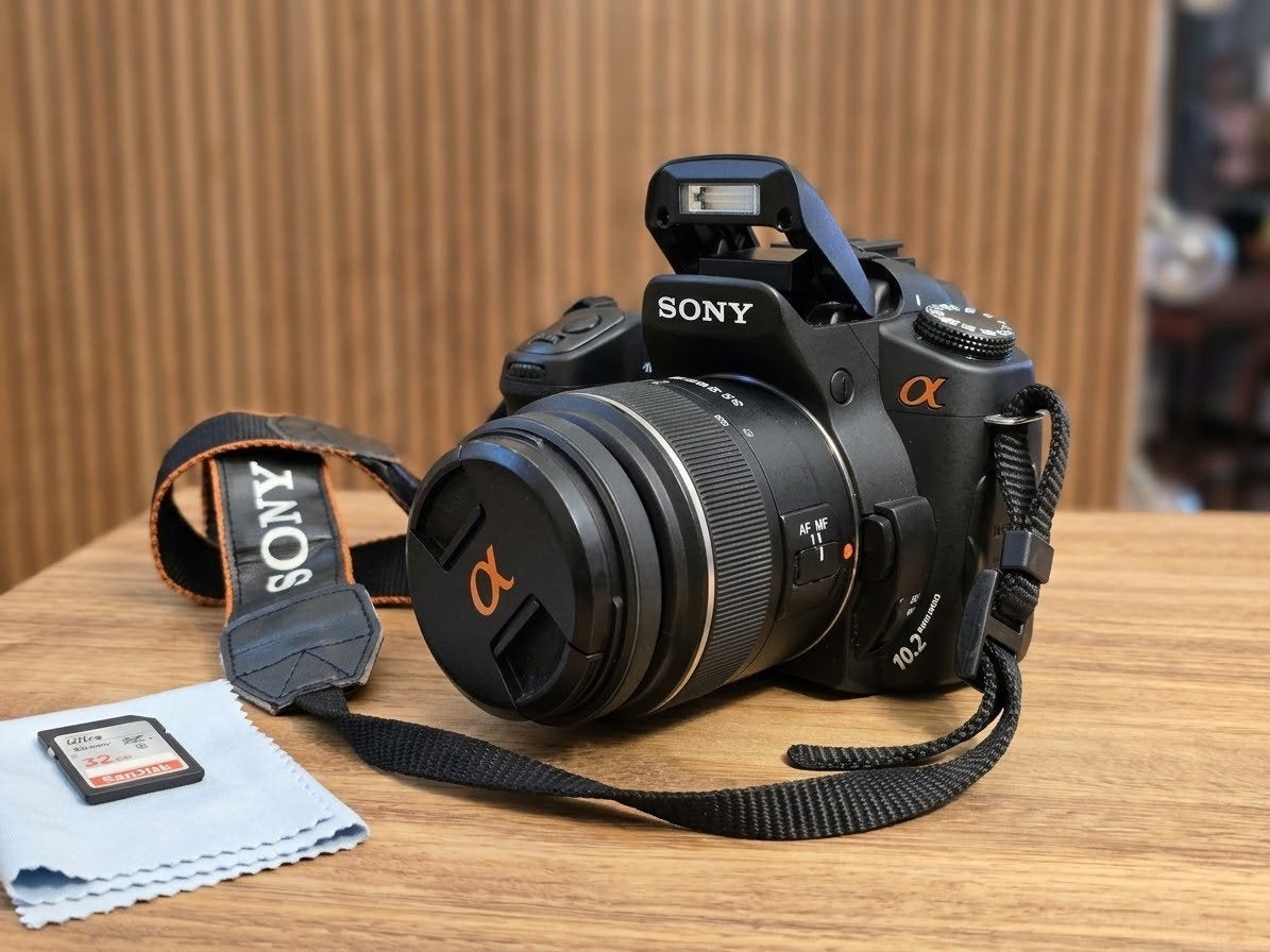 Sony A200, Audio, Tv en Foto, Gebruikt, Spiegelreflex, Accu, 4 t/m 7 keer