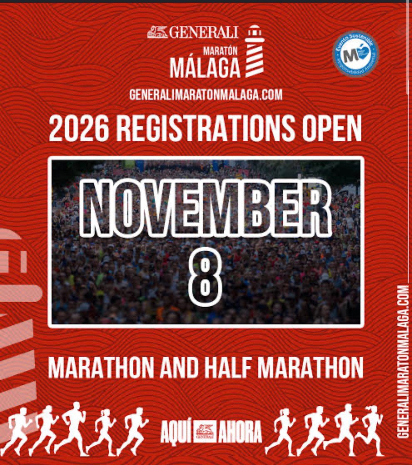 Marathon Malaga, Eén persoon