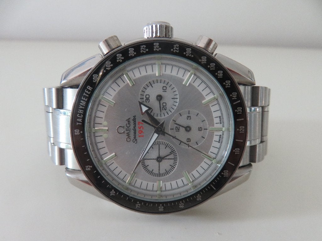 Omega Speedmaster 1857 edition horloge, Staal, Staal, Polshorloge, Nieuw