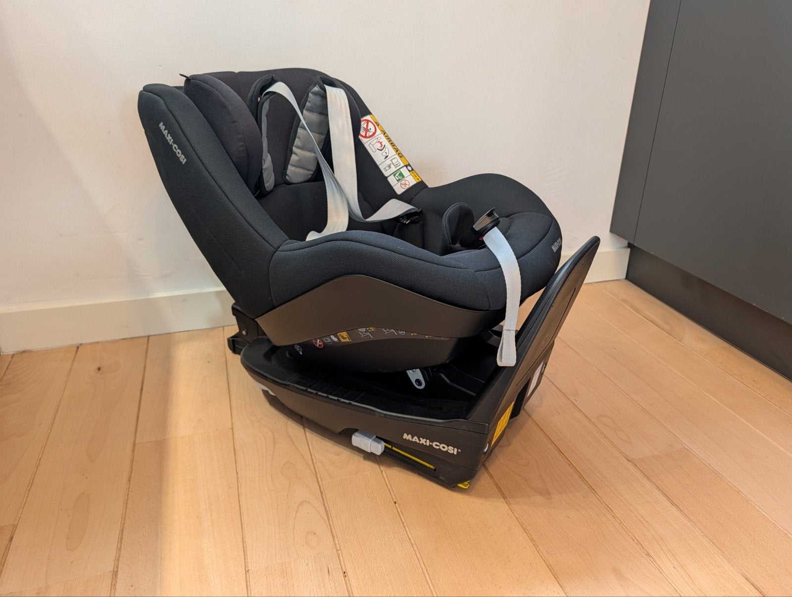 Maxi Cosi Pearl Pro 2 autostoel met FamilyFix 3 base, Ophalen, Verstelbare rugleuning, Gebruikt, 9 t/m 18 kg