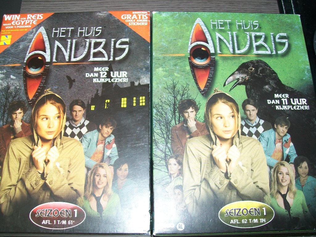 Huis Anubis seizoen 1 box 1+2 (afl. 1 t/m 114) goede staat, Avontuur, Verzenden, Nederlands, Nederlands
