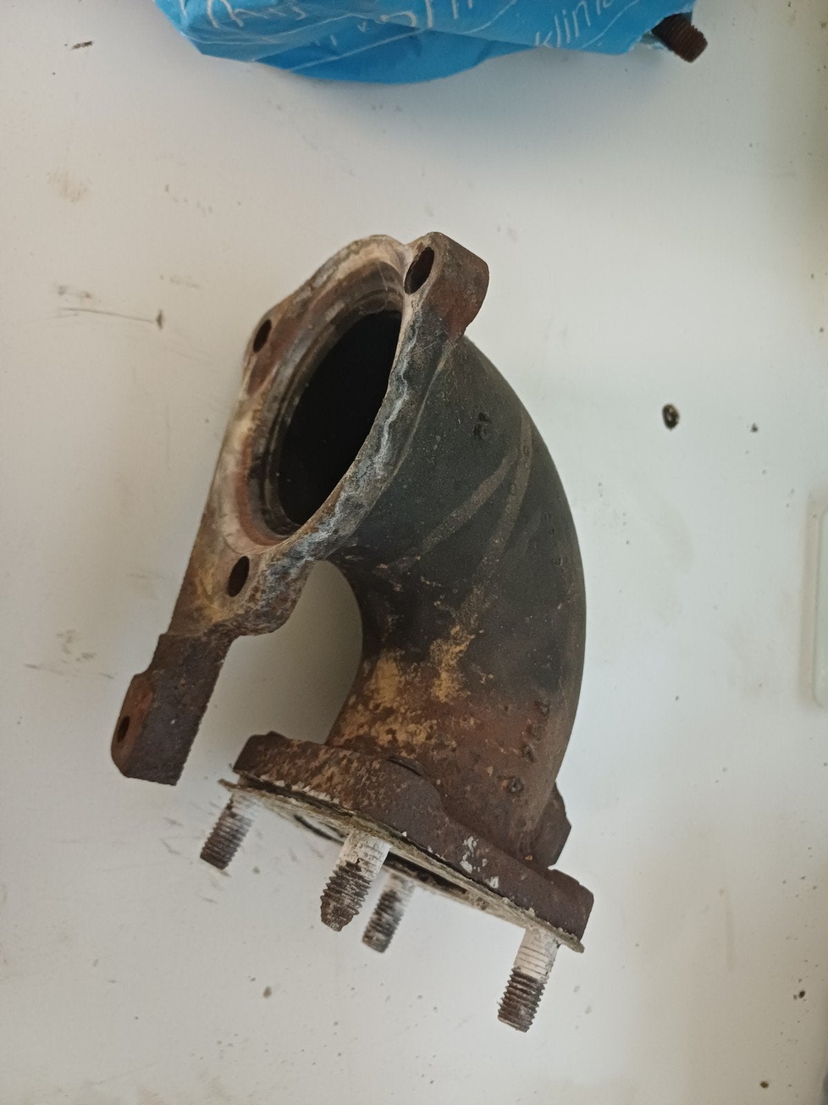 Lancia Delta integrale kniestuk downpipe 7633625, Auto-onderdelen, Uitlaatsystemen, Ophalen of Verzenden, Gebruikt, Lancia