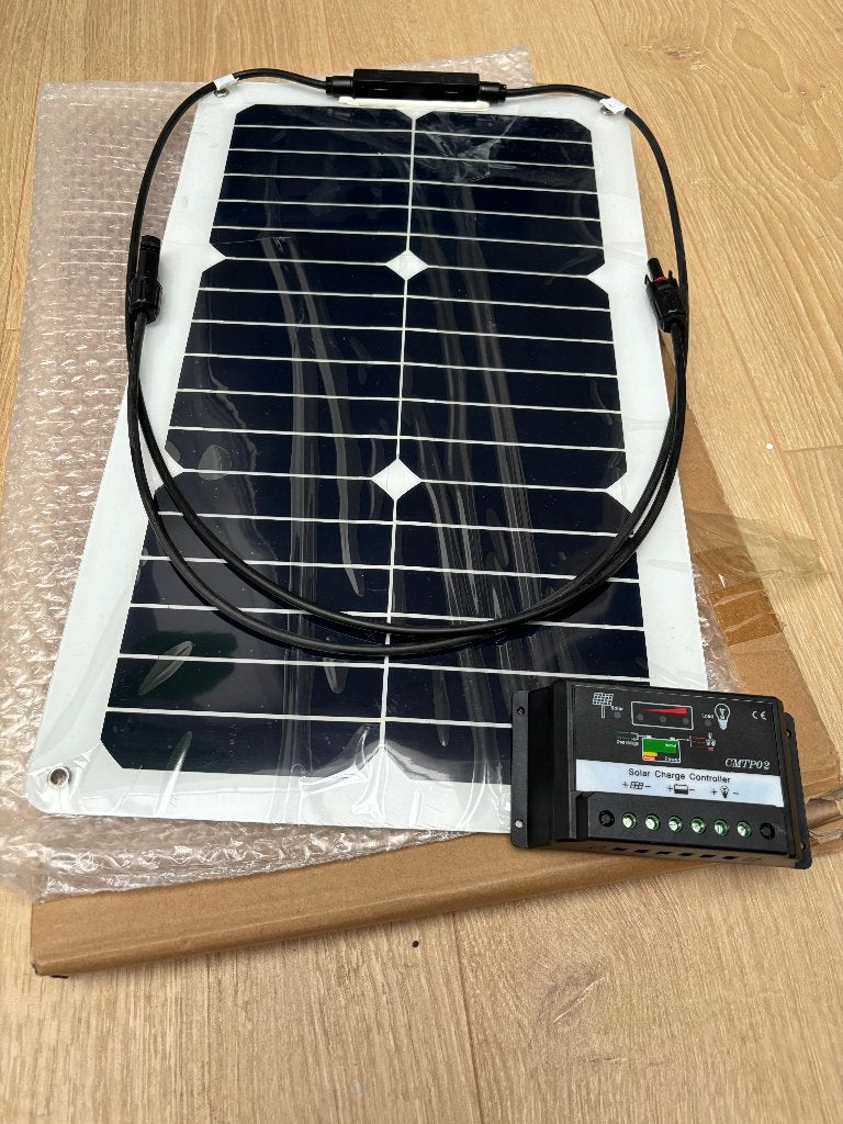 Complete solar set 20W + laadcontroller – NIEUW, Ophalen of Verzenden, Nieuw, Overige typen