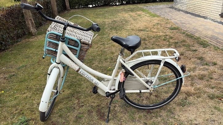 Cortina U4 Meisjes Transportfiets 24 inch - 3 Versnellingen, Fietsen en Brommers, Fietsen | Meisjes, Ophalen, Terugtraprem, Versnellingen