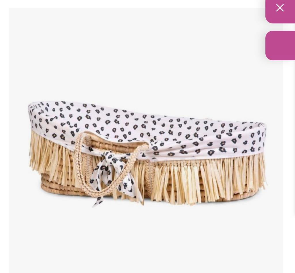 Te koop: Moses/Mozes mand Raffia van Childhome. Leuke wieg!, Ophalen, Nieuw, Wieg