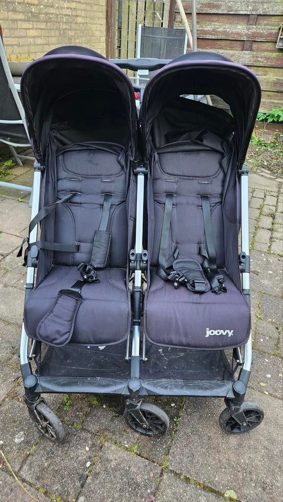 Joovy Kooper X2 Duowagen - Compact en Comfortabel, Gebruikt, Duowagen, Ophalen of Verzenden, Kinderwagen