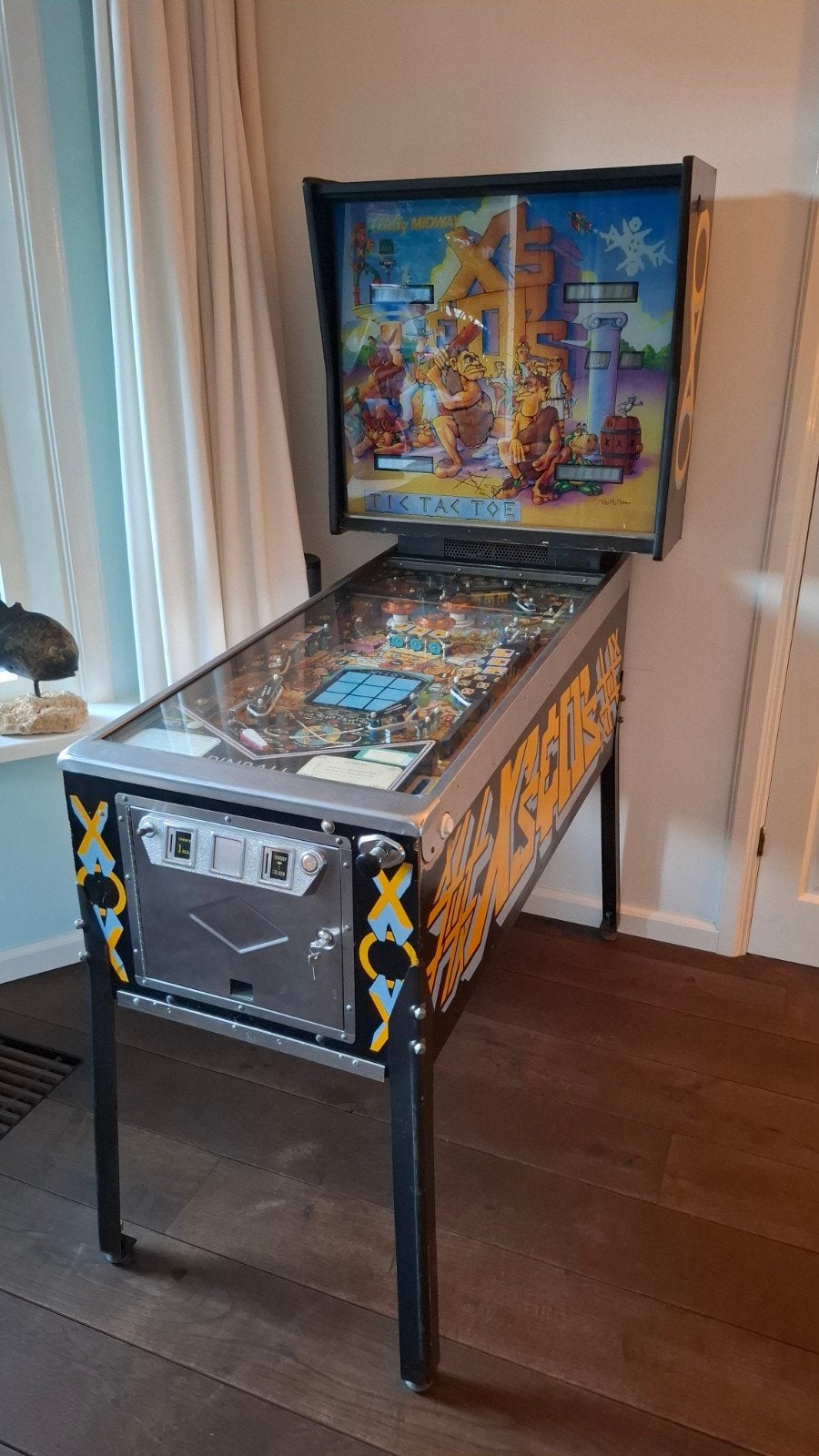 Bally X's & O's Flipperkast uit 1983, Verzamelen, Ophalen, Gebruikt, Elektronisch, Bally