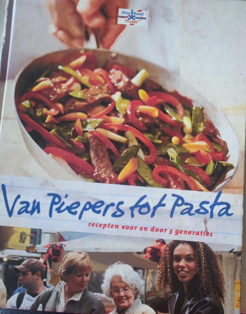 kook boek met recepten Van Piepers tot Pasta, Boeken, Hoofdgerechten, Ophalen of Verzenden, Zo goed als nieuw, Nederland en België