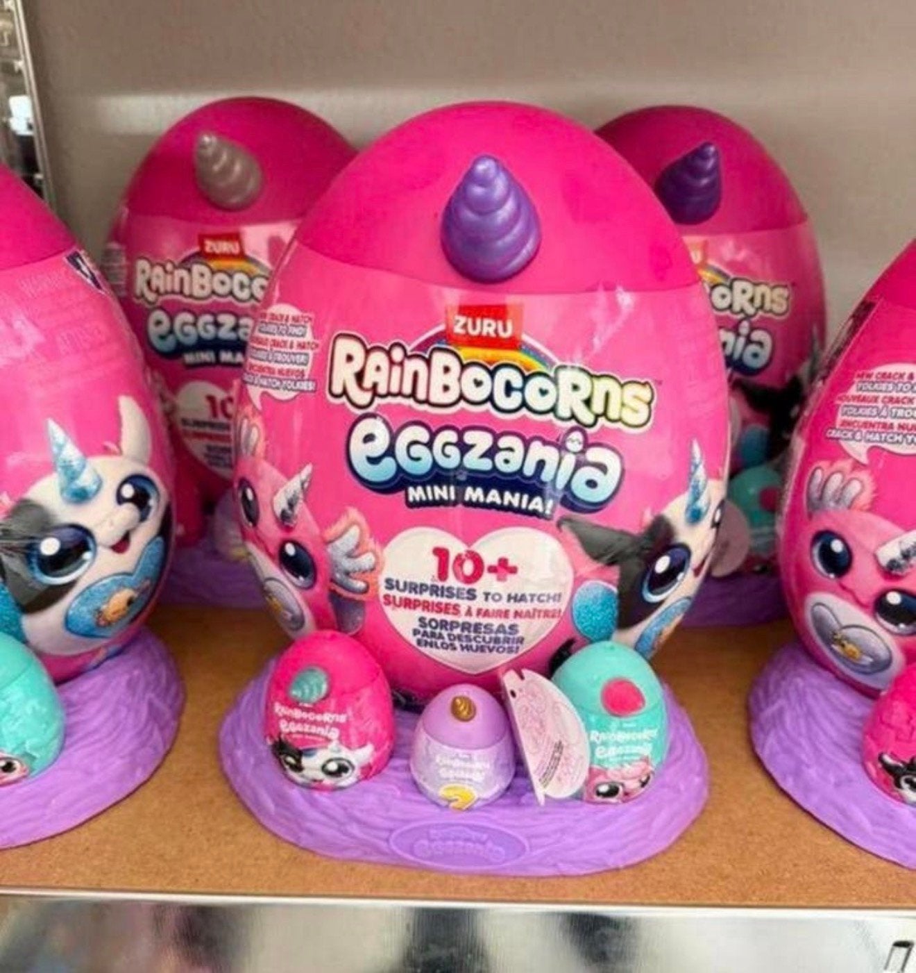ZURU Rainbocorns Eggzania Mania 23cm Verrassingsei knuffel, Overige typen, Nieuw, Ophalen of Verzenden, H