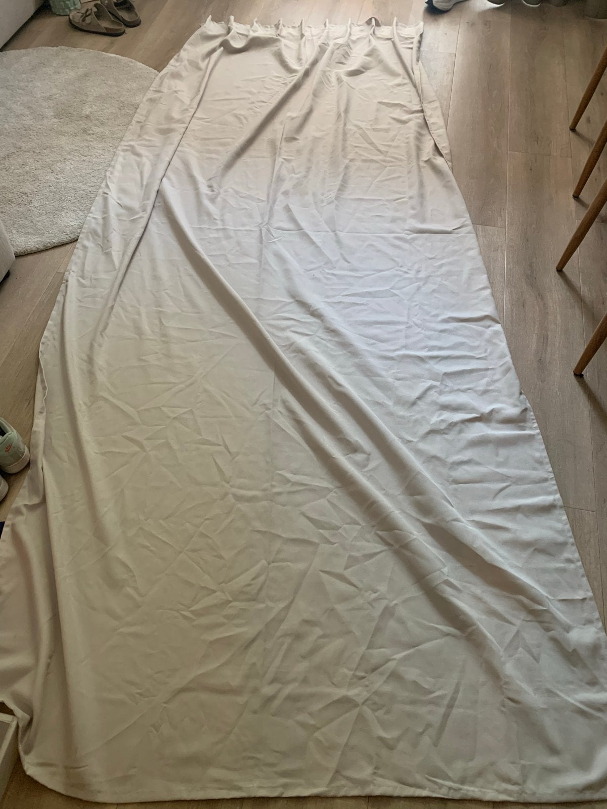 IKEA GINSTMOTT Gordijn 145x300 cm - Zo goed als nieuw, Ophalen, 100 tot 150 cm, 200 cm of meer, Beige