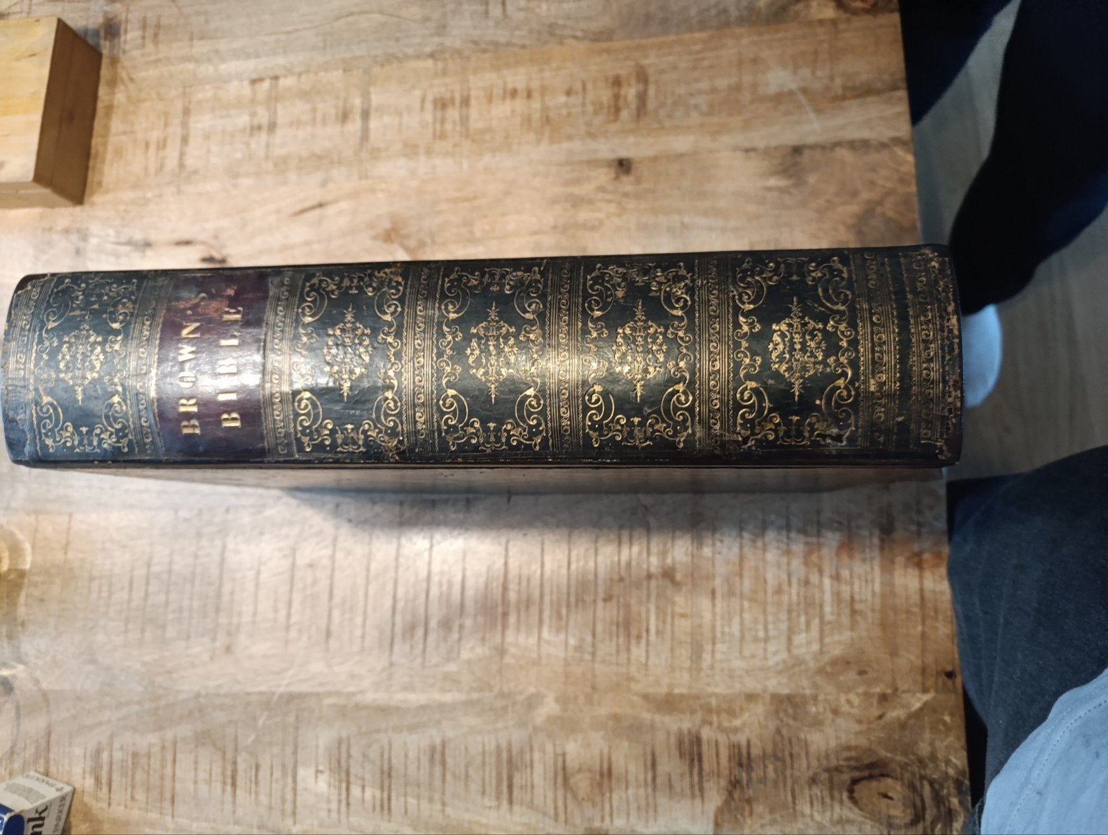 Antieke grote Familiebijbel: The Self-Interpreting Bible, 18, Antiek en Kunst, Ophalen of Verzenden, John Brown