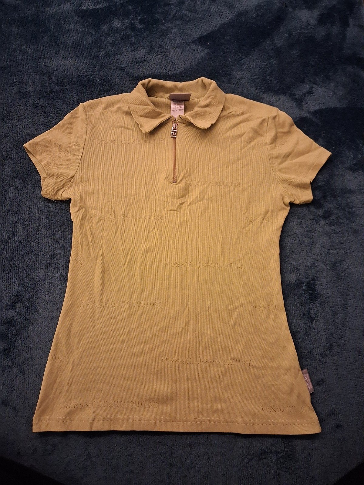 Versace Jeans Couture Polo voor dames - Maat L, Maat 42/44 (L), Ophalen of Verzenden, Zo goed als nieuw, Groen