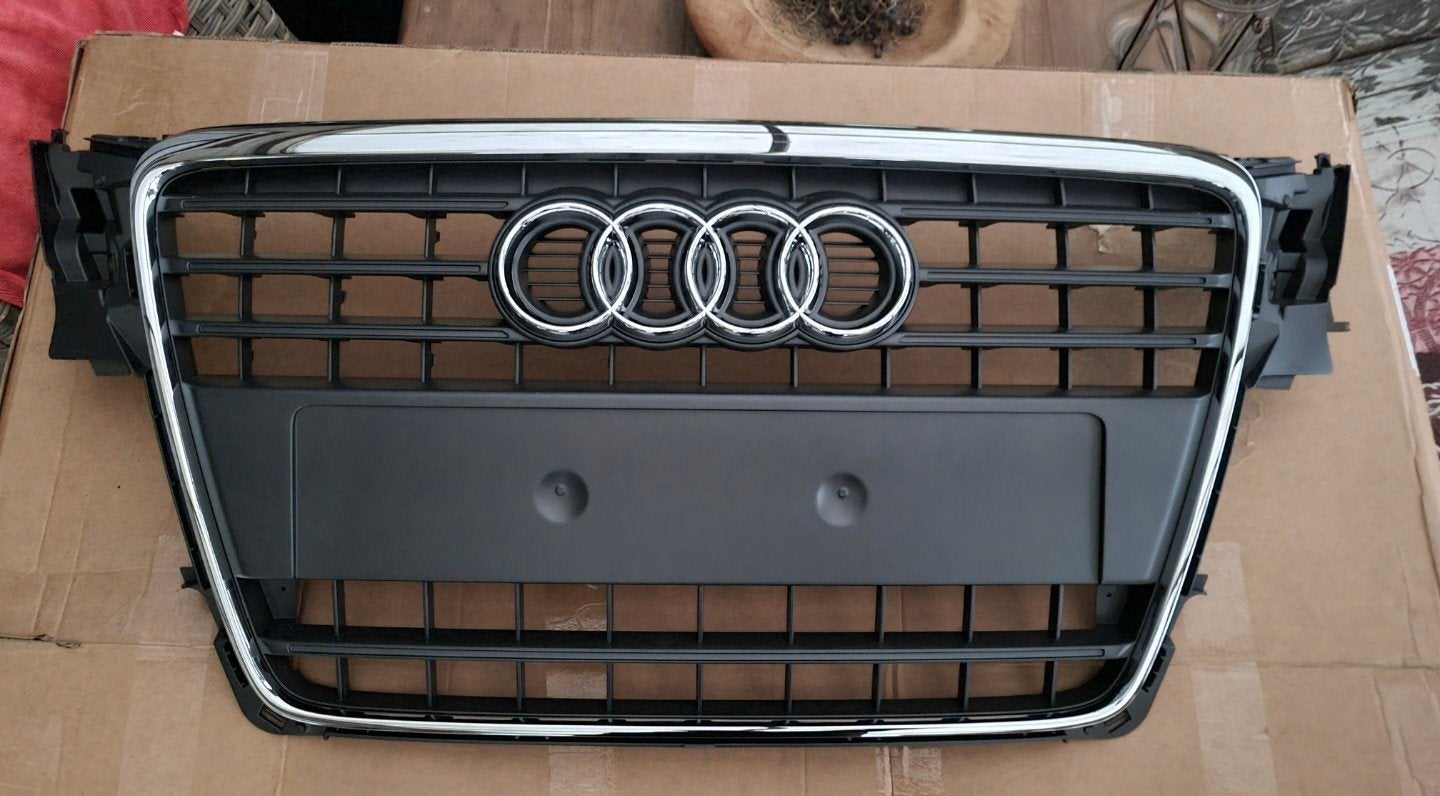 Splinternieuwe Audi A4 B8 bj: 2008 Originele Grill, Voor, Nieuw, Bumper, Audi
