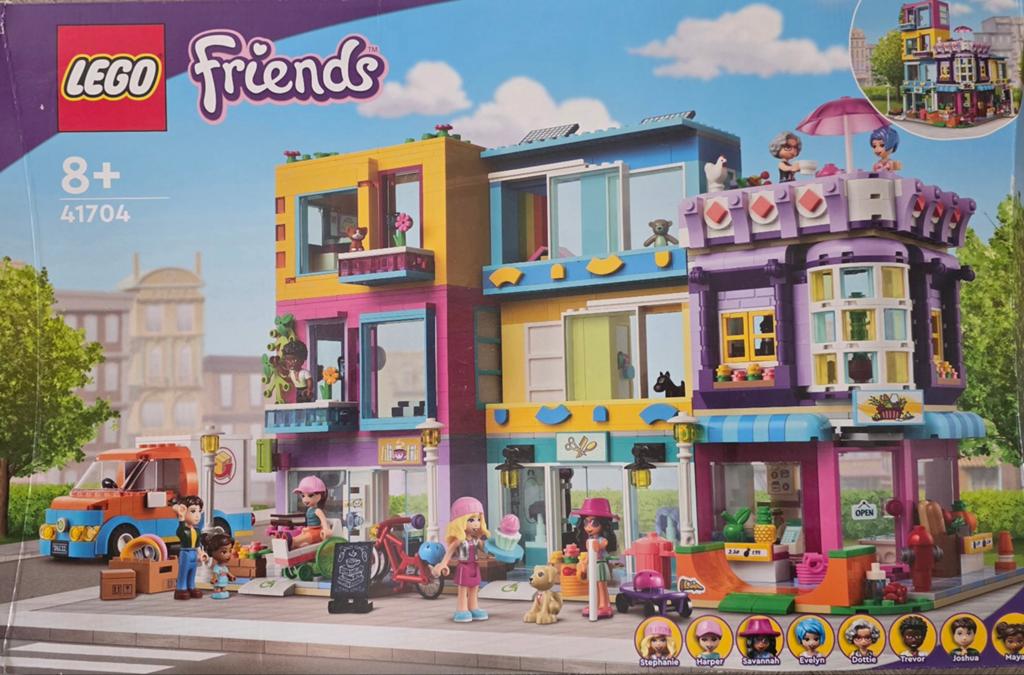 LEGO Friends 41704 Hoofdstraat Gebouw met Doos en Boekjes, Ophalen of Verzenden, Zo goed als nieuw
