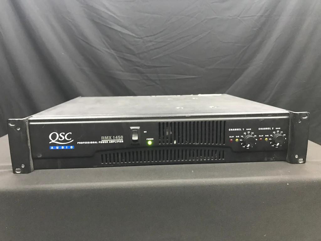Nette QSC RMX 1450 eindversterker 2 x 450 watt / 4 ohm, Audio, Tv en Foto, Versterkers en Receivers, Zo goed als nieuw, Stereo