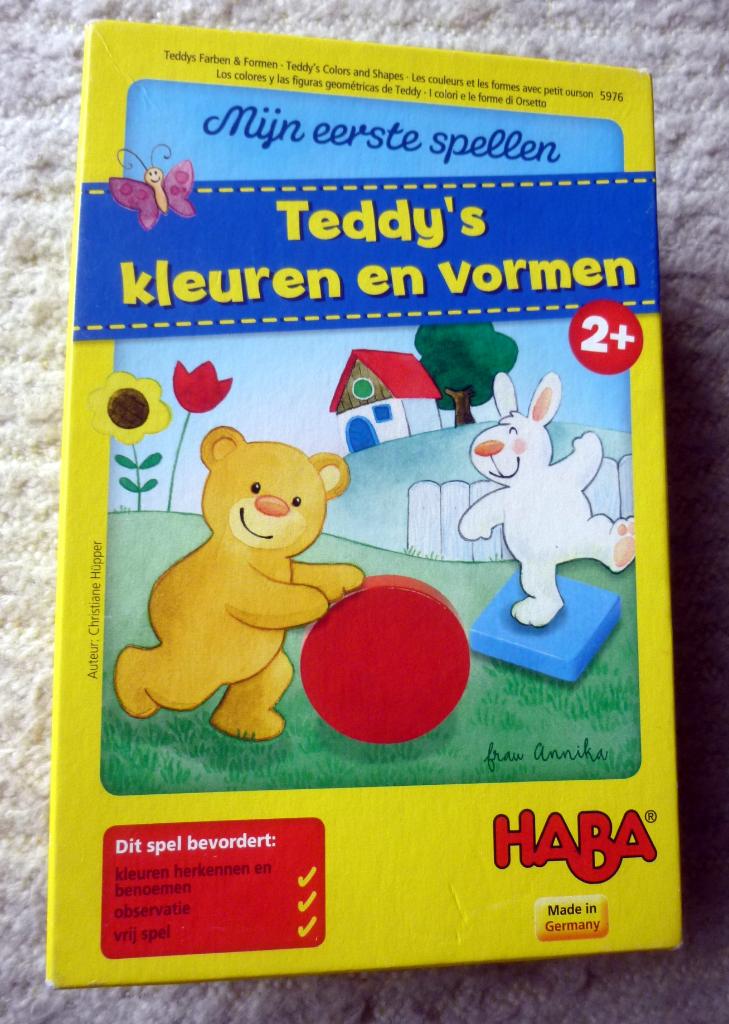 Teddy s kleuren en vormen, Haba, lft 2+ - compleet, Kinderen en Baby's, Speelgoed | Educatief en Creatief, Ophalen of Verzenden