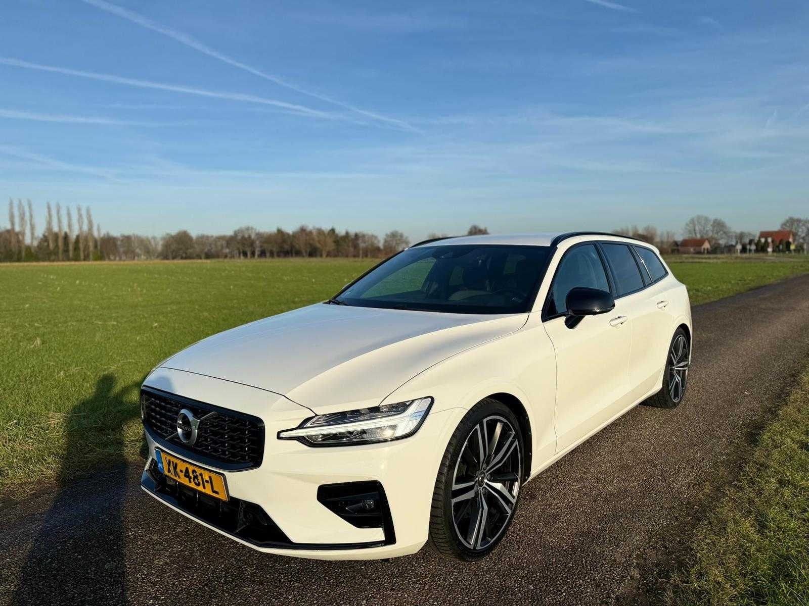 Volvo - 2019 - V60 - 2.0 T5 R-Design - XK-481-L, Auto's, Volvo, Euro 6, 4 cilinders, 1969 cc, Wit