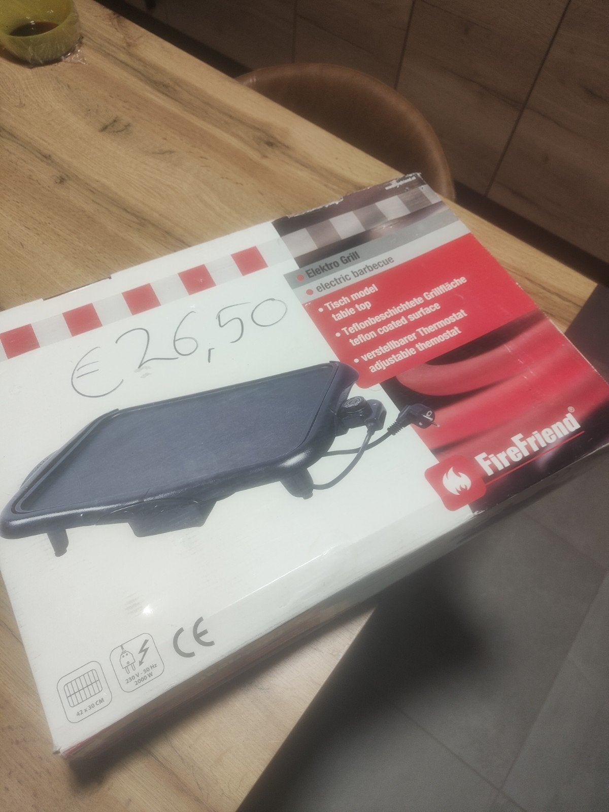 Bakplaat / Tafelgrill voor 4-6 personen met lekbakje, Ophalen of Verzenden