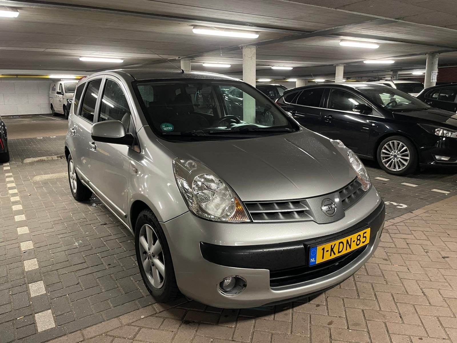 Nissan Note 1.4 16V 2007 Grijs, Auto's, Nissan, Particulier, Note, Benzine, C, Hatchback, Handgeschakeld, Geïmporteerd, Zilver of Grijs