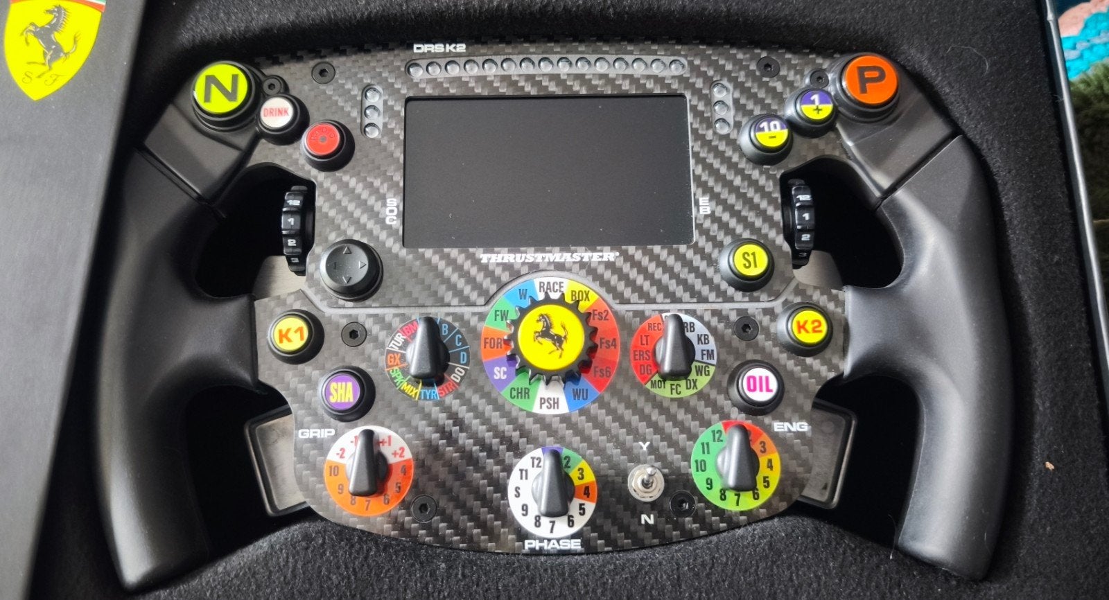 Thrustmaster Ferrari F1 Wheel Add-On (DRS K2), Racestuur, Force feedback, Ophalen of Verzenden, Zo goed als nieuw