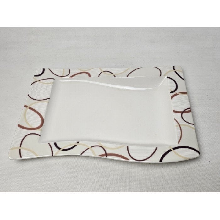 # Villeroy & Boch New Wave Ethno gourmet borden 1748, Gebruikt, Villeroy & Boch, Ophalen of Verzenden, Bord(en)
