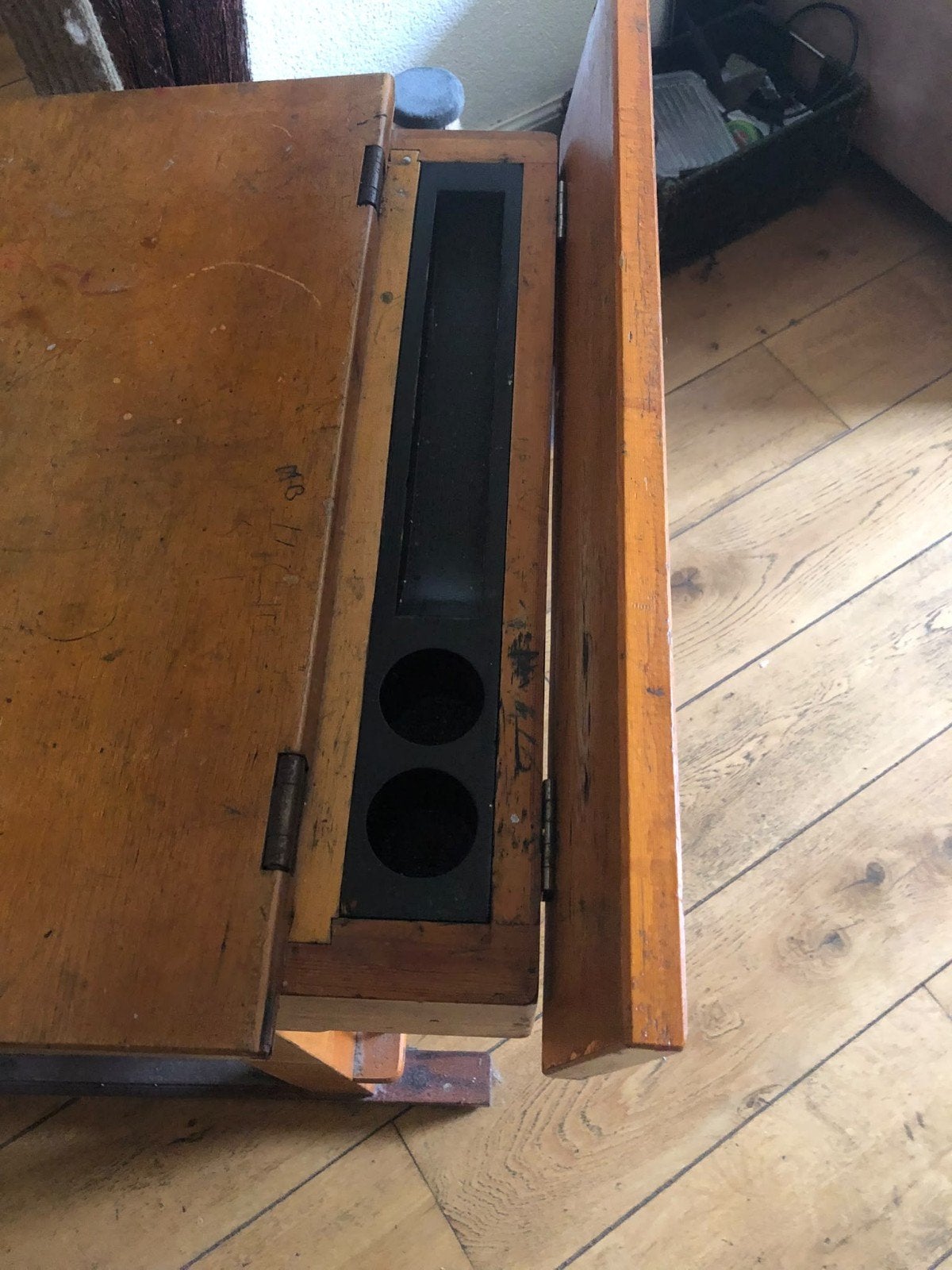 vintage bureautje, Huis en Inrichting, Antiek, Ophalen, Gebruikt, Kinderbureau