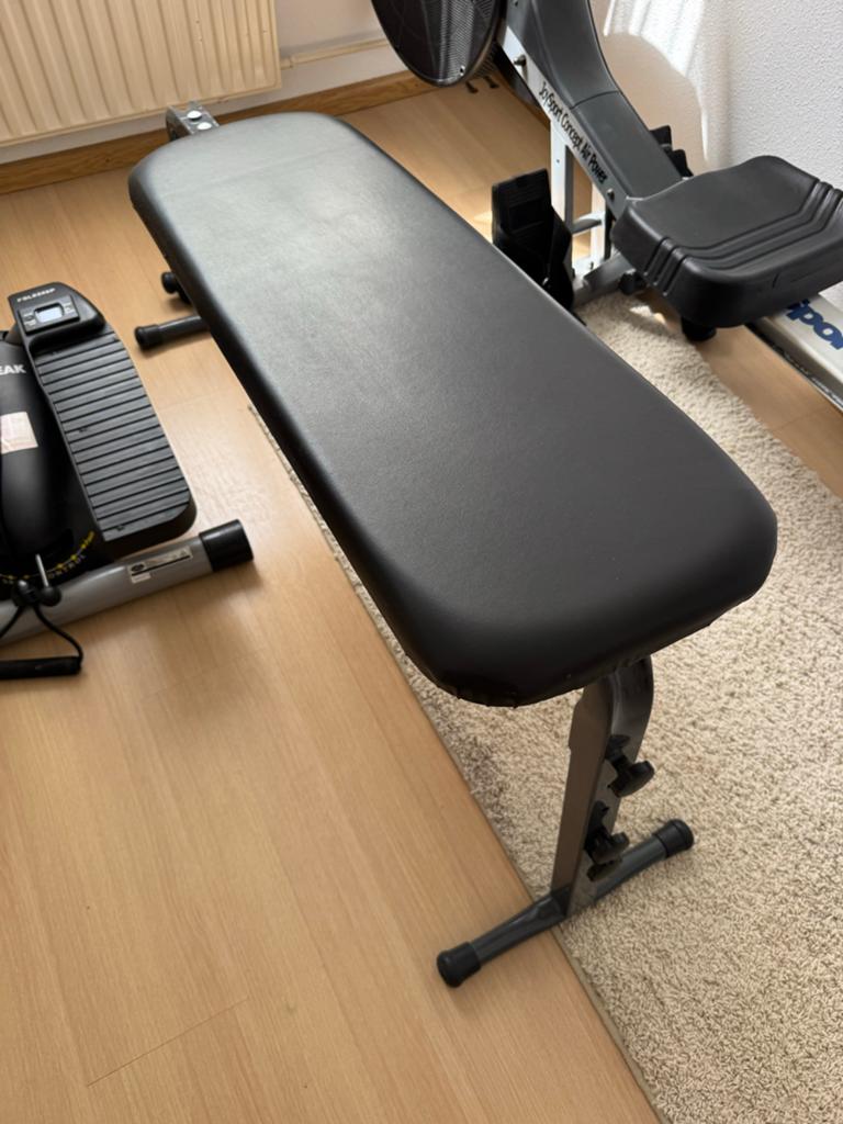 Complete workout set: Powerpeak stepper, bank, Ophalen, Gebruikt, Armen, Metaal