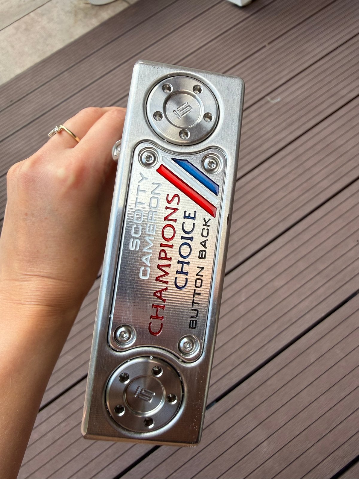Scotty Cameron Champions Choice Button Back Putter, Ophalen, Zo goed als nieuw, Club, Overige merken