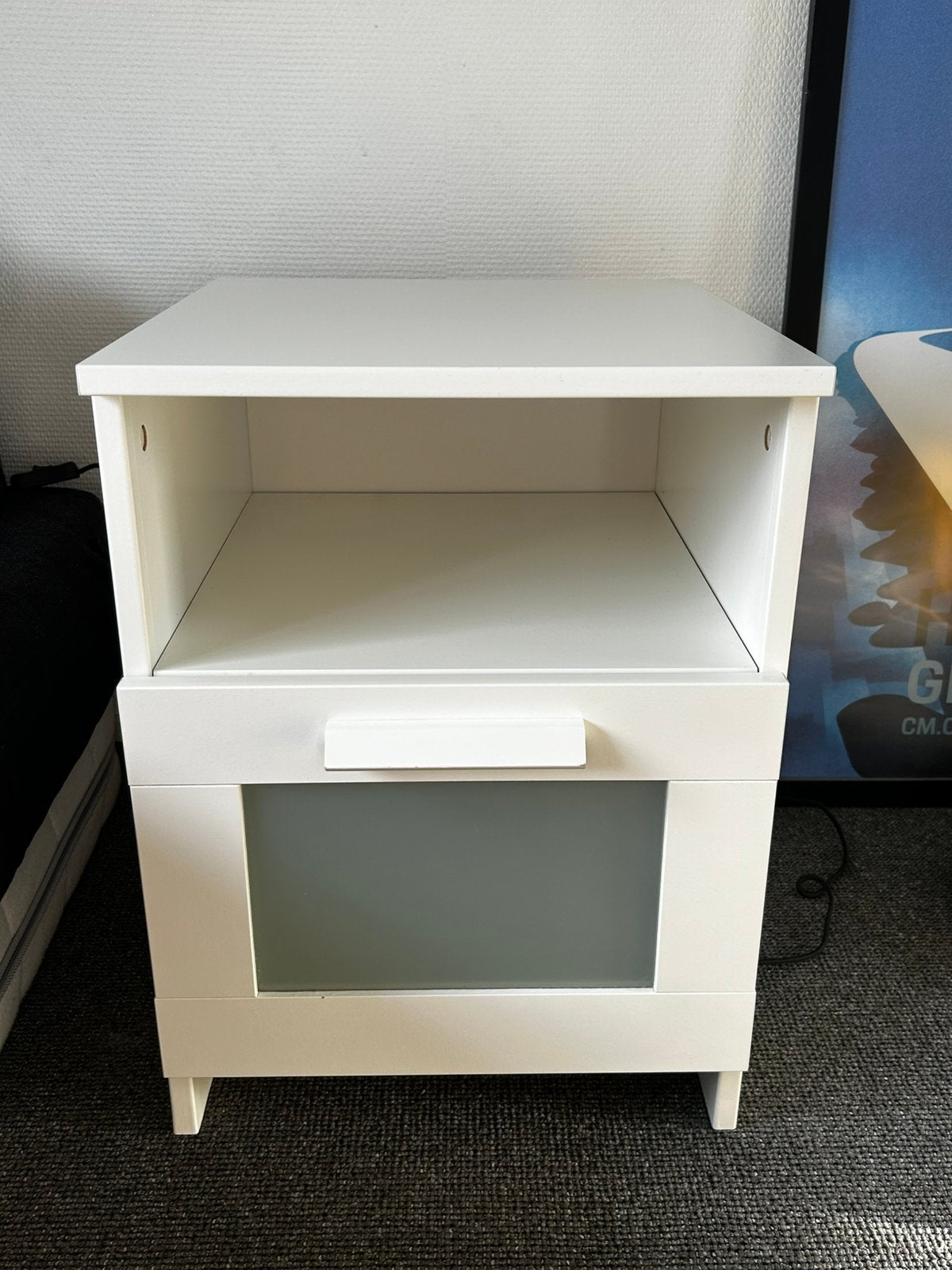 Brimnes Ikea nachtkasje, Ophalen, Minder dan 45 cm, Zo goed als nieuw, Minder dan 55 cm