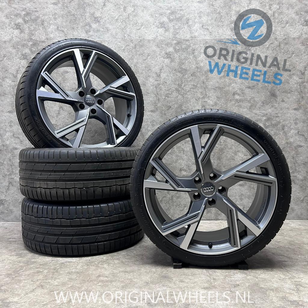 20 inch GMP Angel velgen + zomerbanden Audi A6 A8, Gebruikt, 255 mm, Banden en Velgen, Ophalen of Verzenden