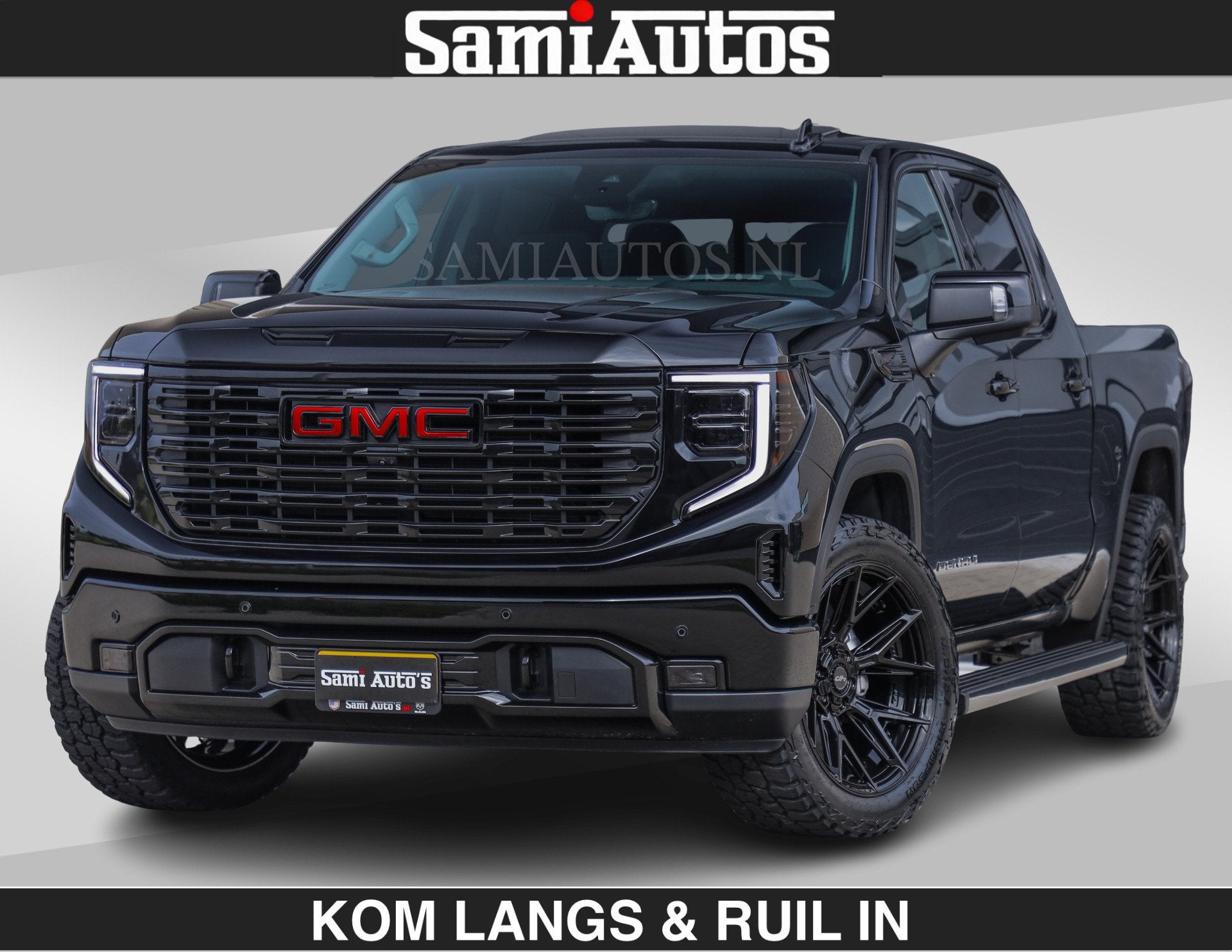GMC Sierra BLACK OPS | DENALI 6.2 V8 426PK Full Option | €, Automaat, Dealer onderhouden, Met garantie (alle), 426 pk
