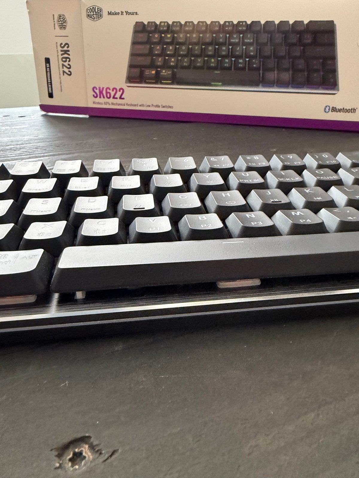 Cooler Master SK622 Draadloos Mechanisch Toetsenbord, Computers en Software, Toetsenborden, Draadloze ontvanger, Ophalen of Verzenden
