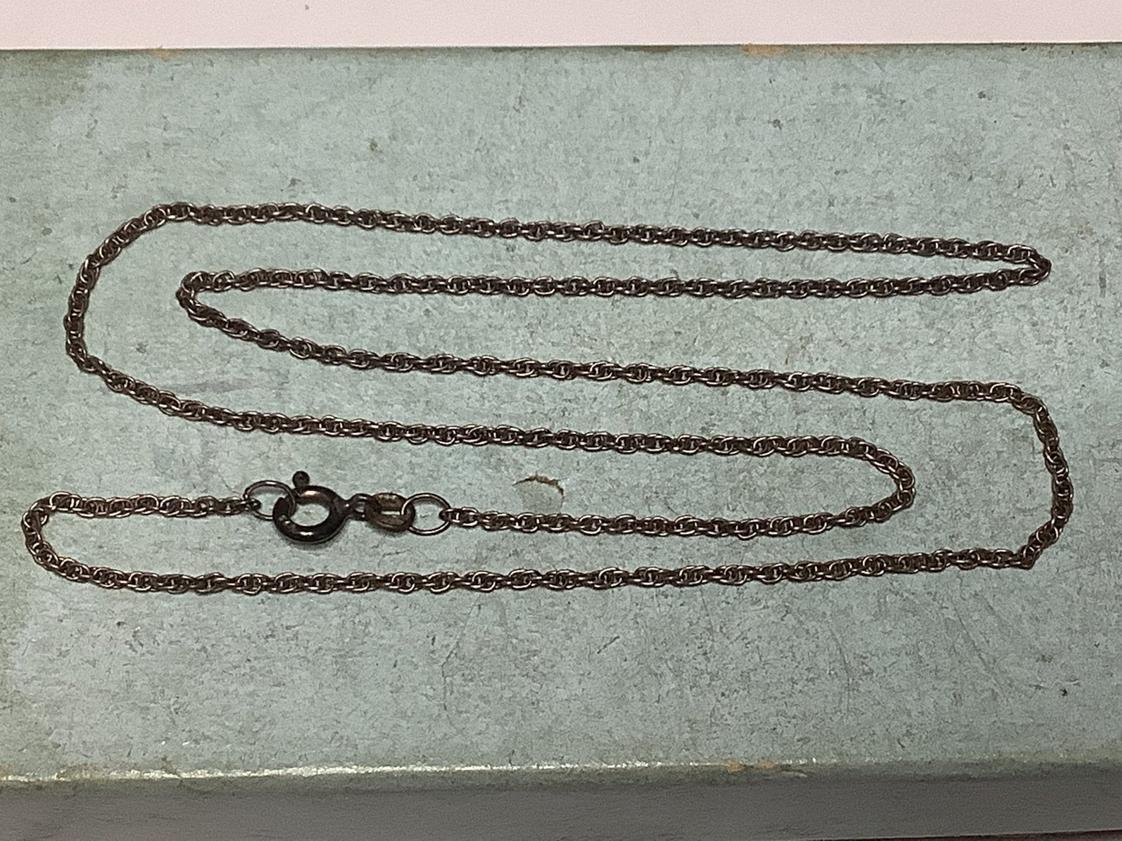 STEVIGE 925 ZILVEREN KOORD, KETTING, CIRCA 42 CM LANG, Verzenden, Zilver, Ketting
