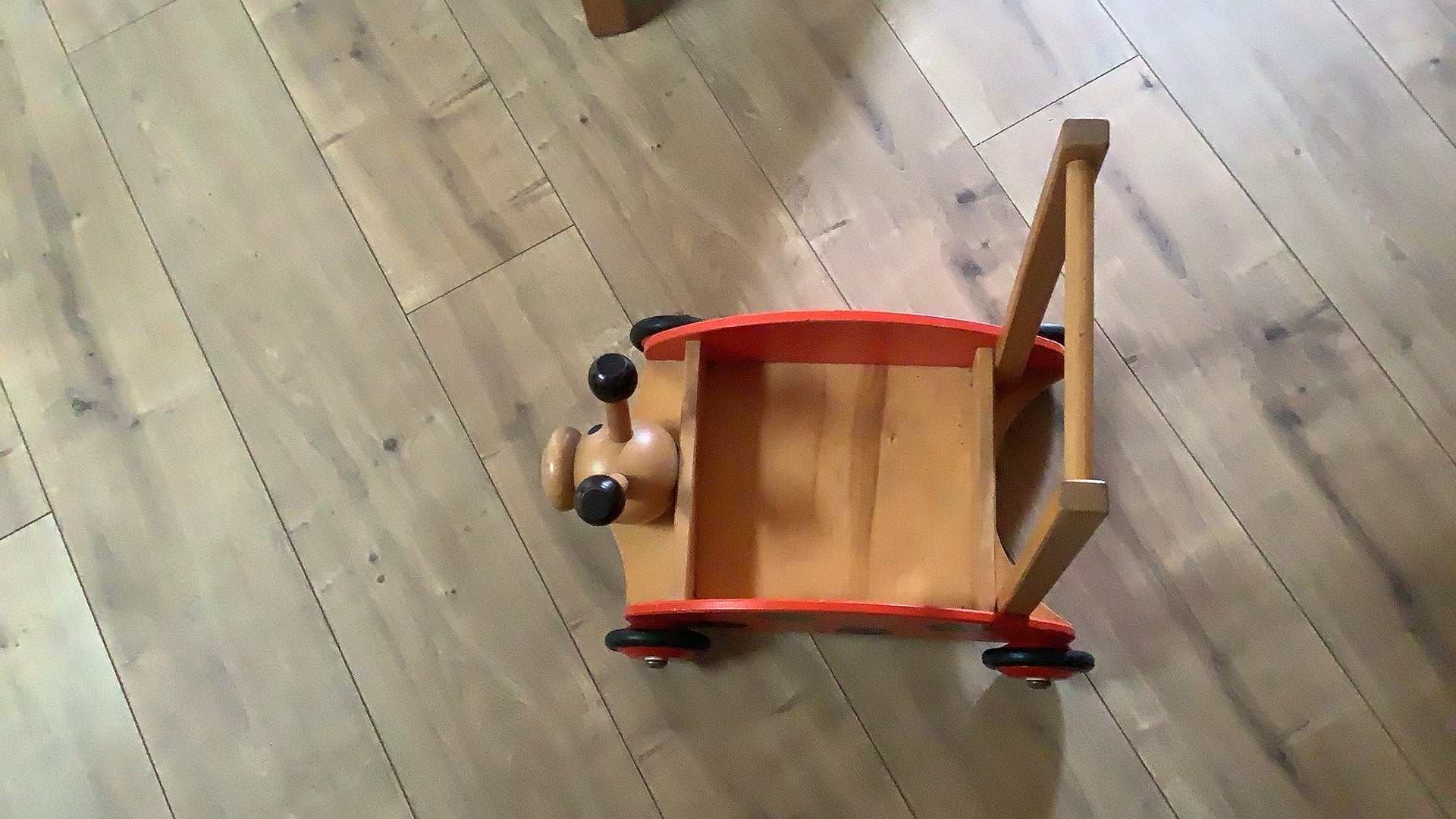 Houten loopkar  van Janbibejan, Ophalen, Zo goed als nieuw