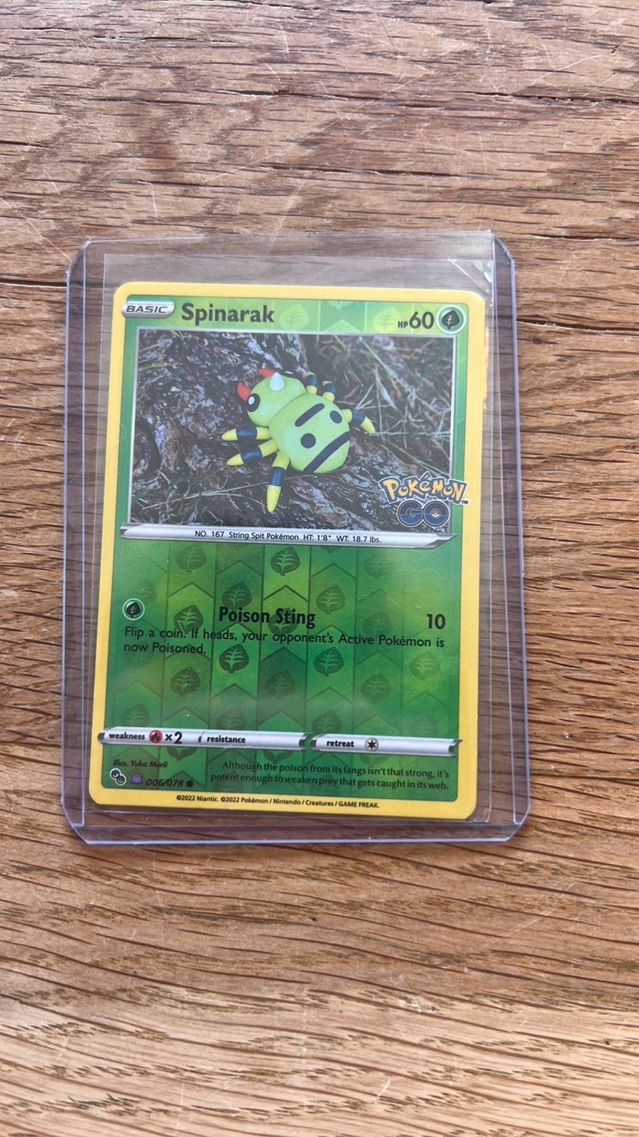 Pokemon kaart spinarak (ditto), Ophalen of Verzenden, Nieuw, Losse kaart