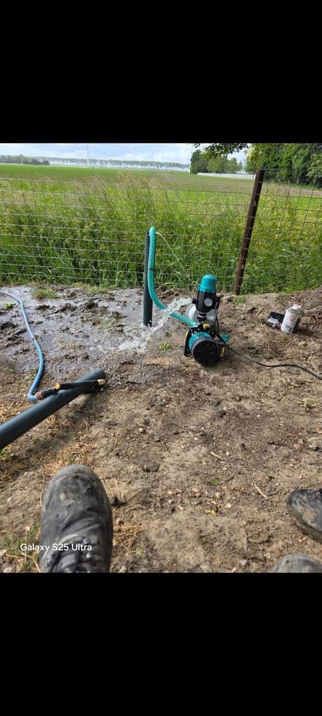 Grondwaterput / Waterput voor tuin - Professioneel aangelegd, Ophalen of Verzenden, Nieuw, Elektrisch, Bronpomp
