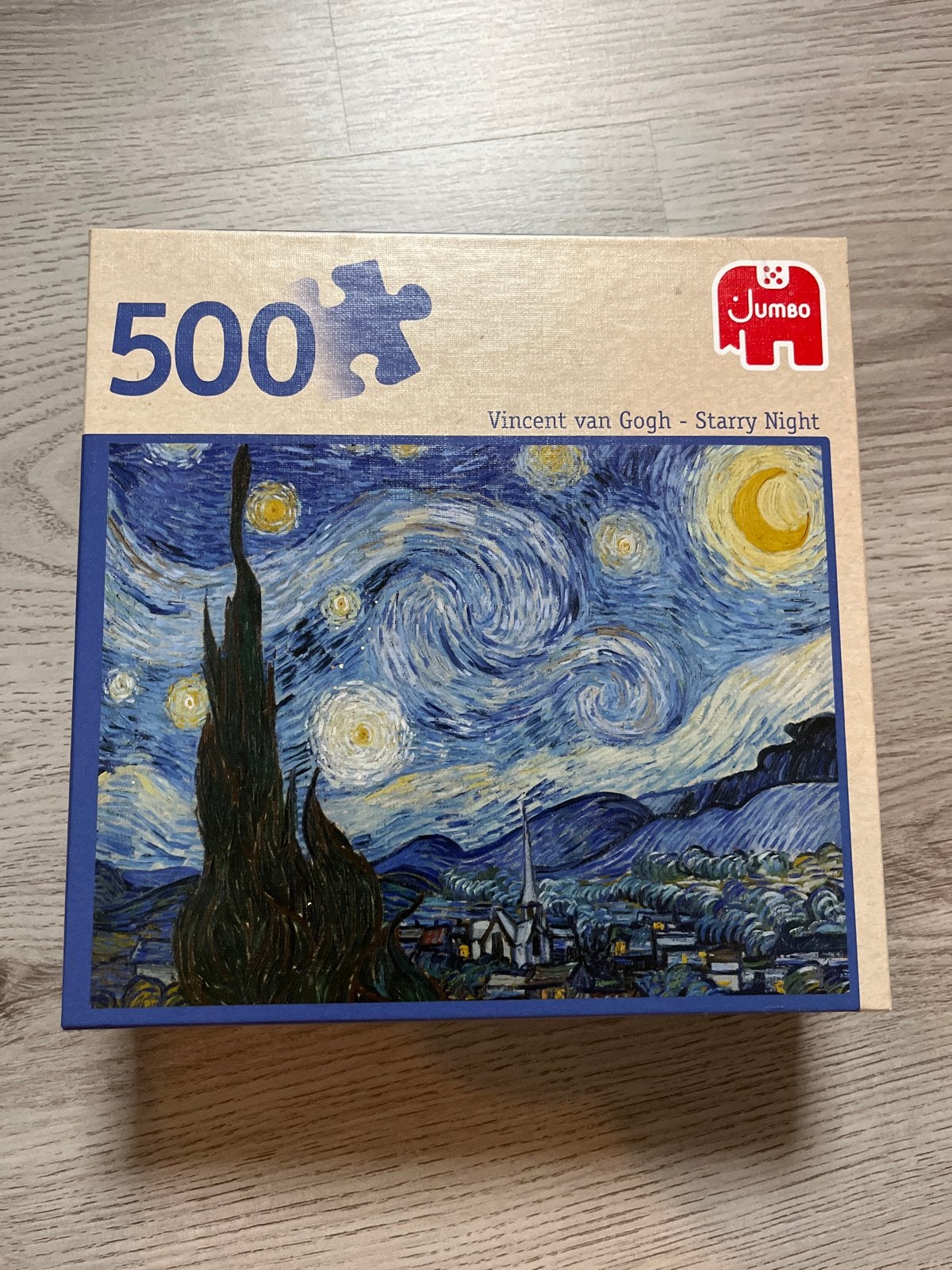 Jumbo Legpuzzel 500 stukjes - Vincent van Gogh Sterrennacht, Ophalen of Verzenden, 500 t/m 1500 stukjes, Zo goed als nieuw, Legpuzzel