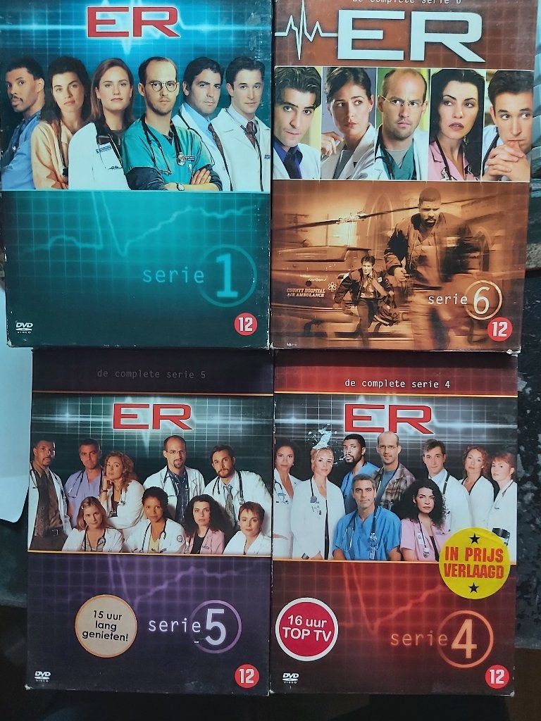 E.R. 1  4  5  6  en 14, Alle leeftijden, Nederlands, Drama, Ophalen of Verzenden