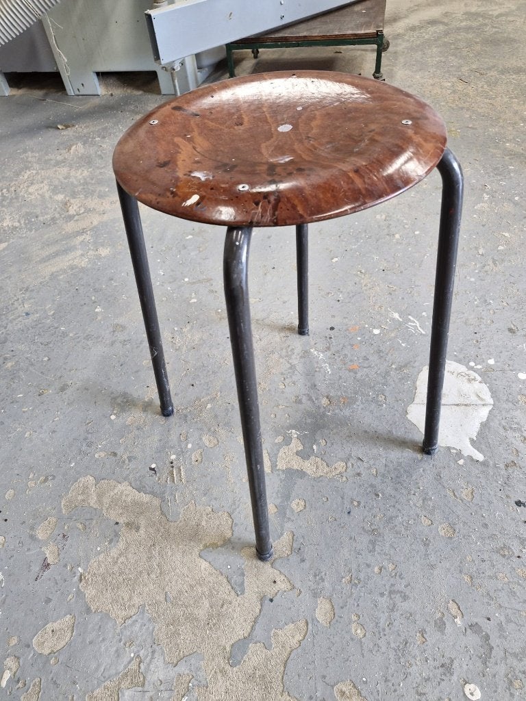 vintage Thalens school krukje uit verf atelier, Ophalen, Gebruikt, Overige materialen