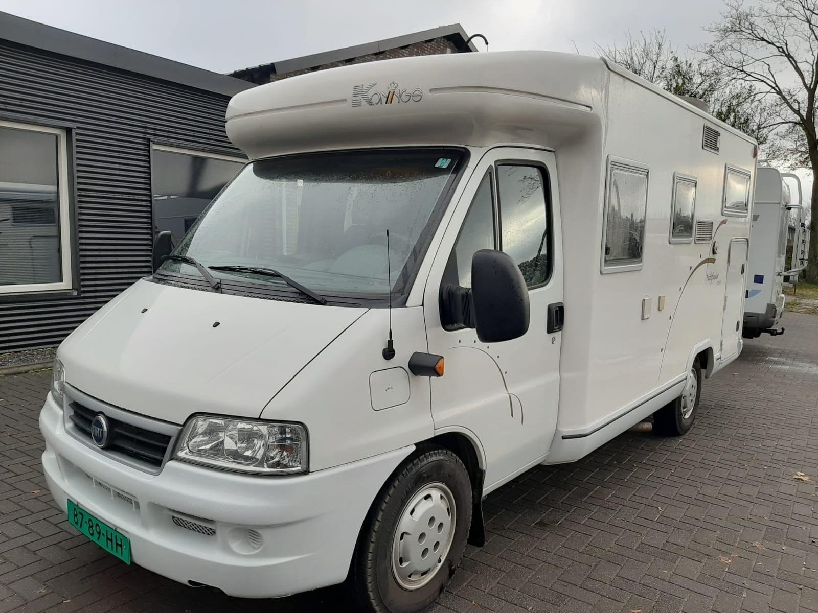 Konings Camper Automaat 6.40m - Topkwaliteit, Ringverwarming, Fiat, Fietsendrager, Diesel