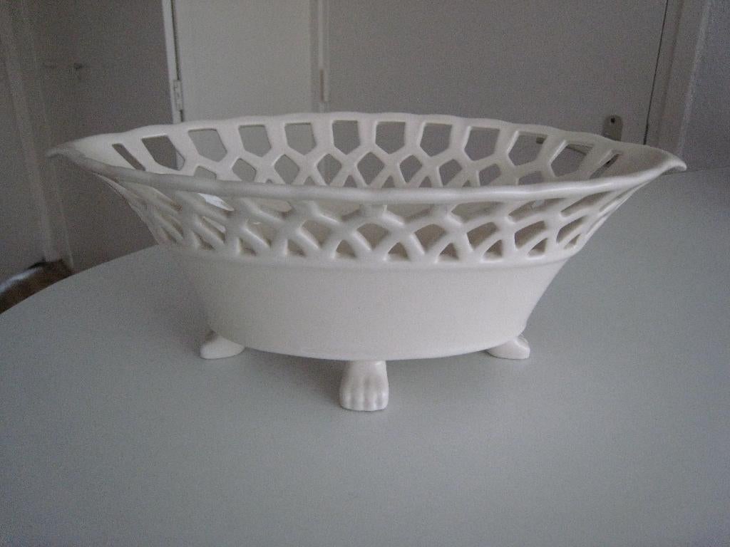 Decoratieve aardewerk schaal, Huis en Inrichting, Schaal, Nieuw, Ophalen of Verzenden, Ovaal