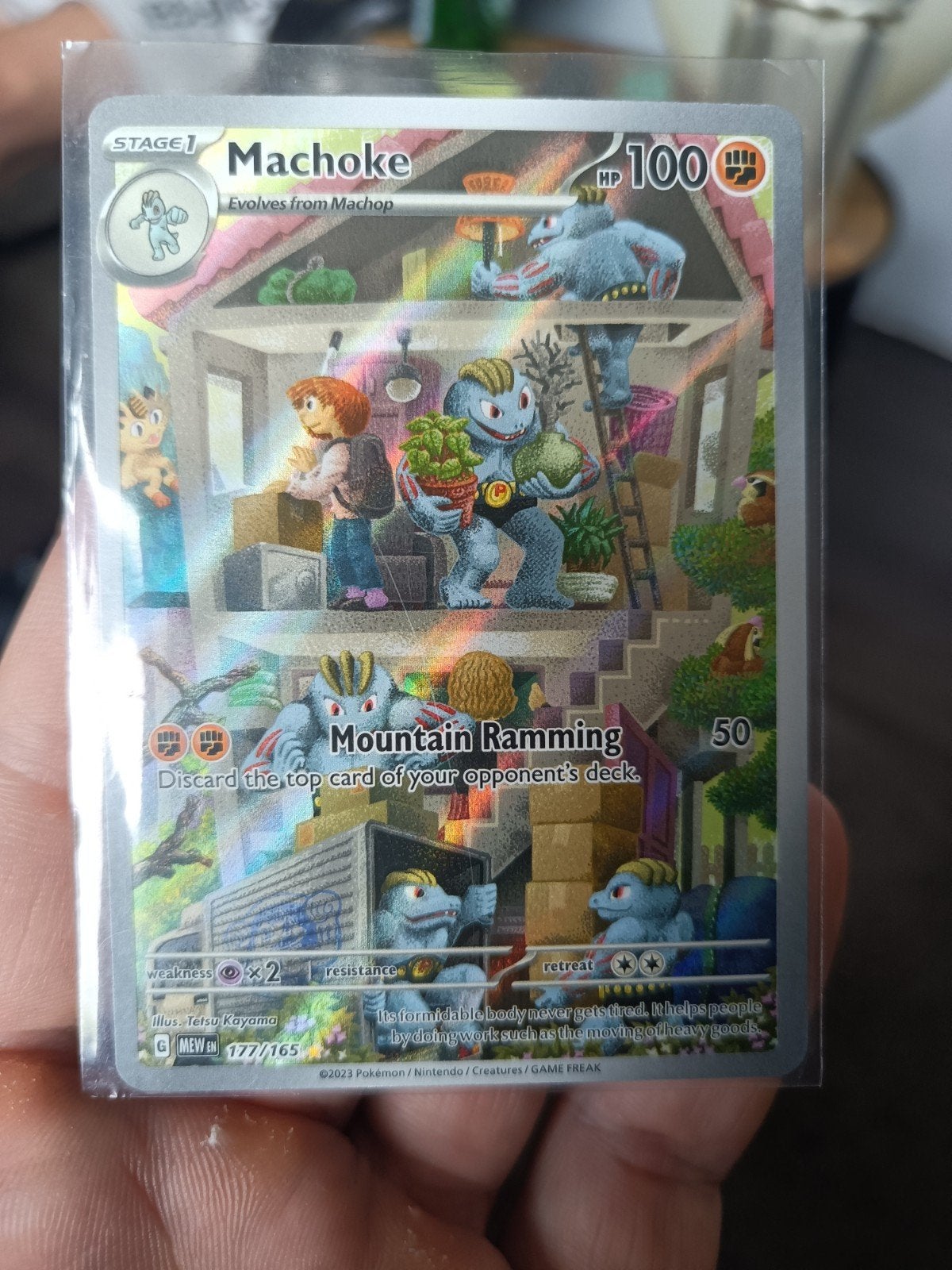machoke, Hobby en Vrije tijd, Verzamelkaartspellen | Pokémon, Ophalen of Verzenden, Zo goed als nieuw