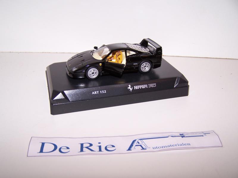 Ferrari F40 Zwart, Overige merken, Auto, Nieuw, Ophalen of Verzenden