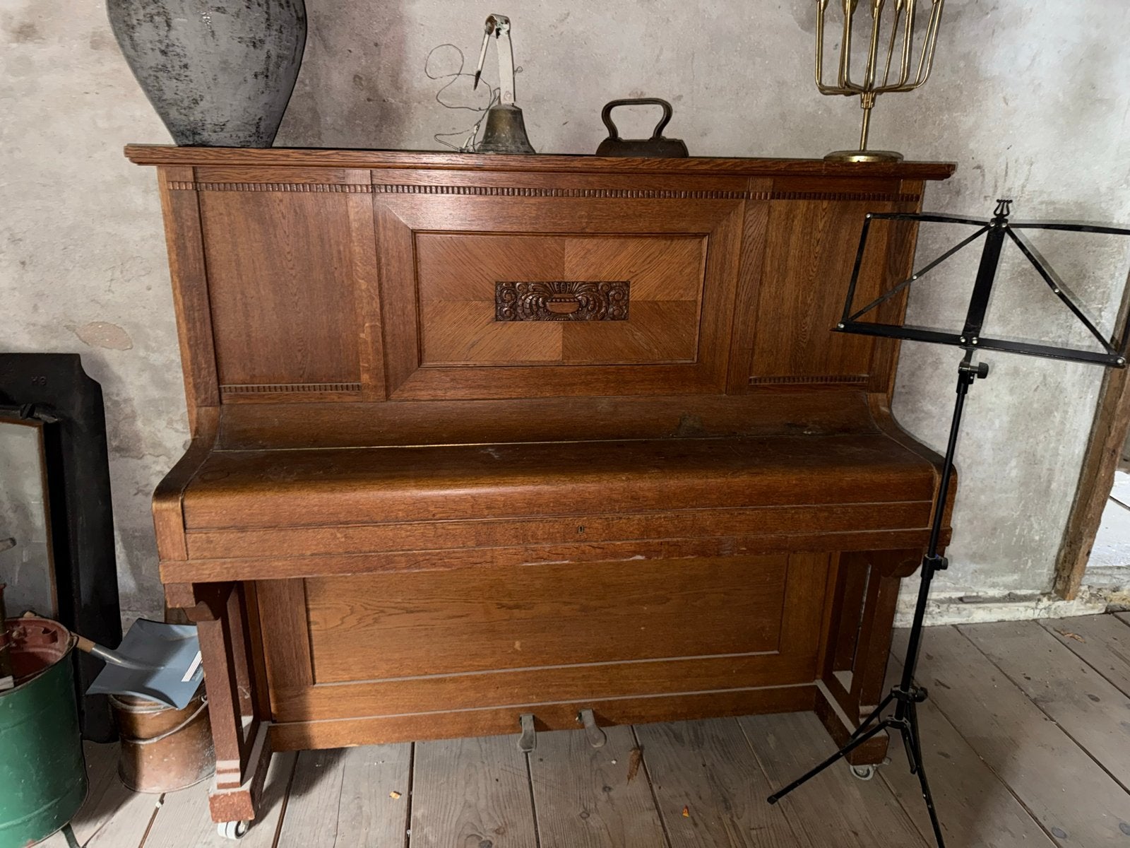H. Wolfframm piano, Ophalen, Gebruikt, Bruin, Piano