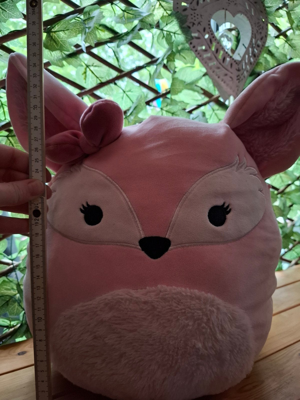Grote roze zachte Squishmallow vos knuffel, Ophalen of Verzenden