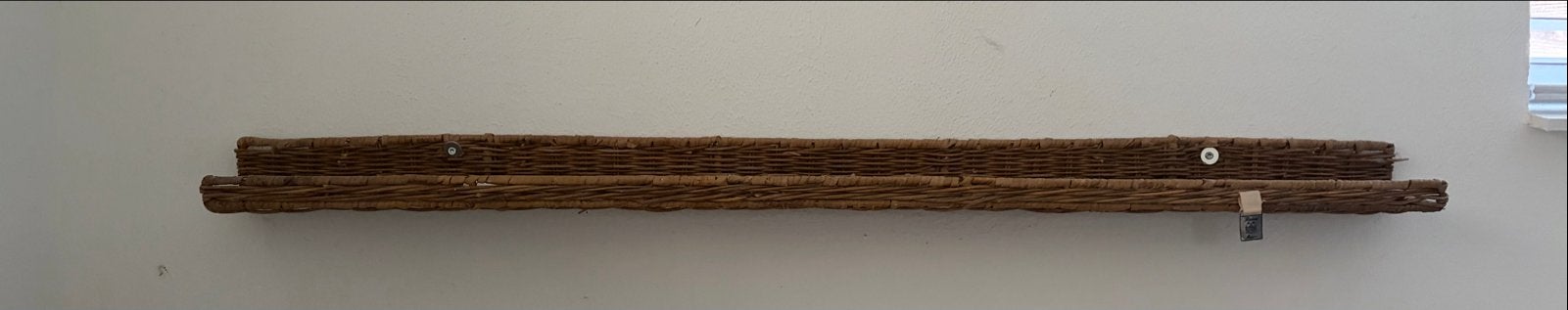 Riviera Maison rustic rattan wall shelf 120 cm, Huis en Inrichting, Woonaccessoires | Wandplanken en Boekenplanken, Ophalen, Zo goed als nieuw