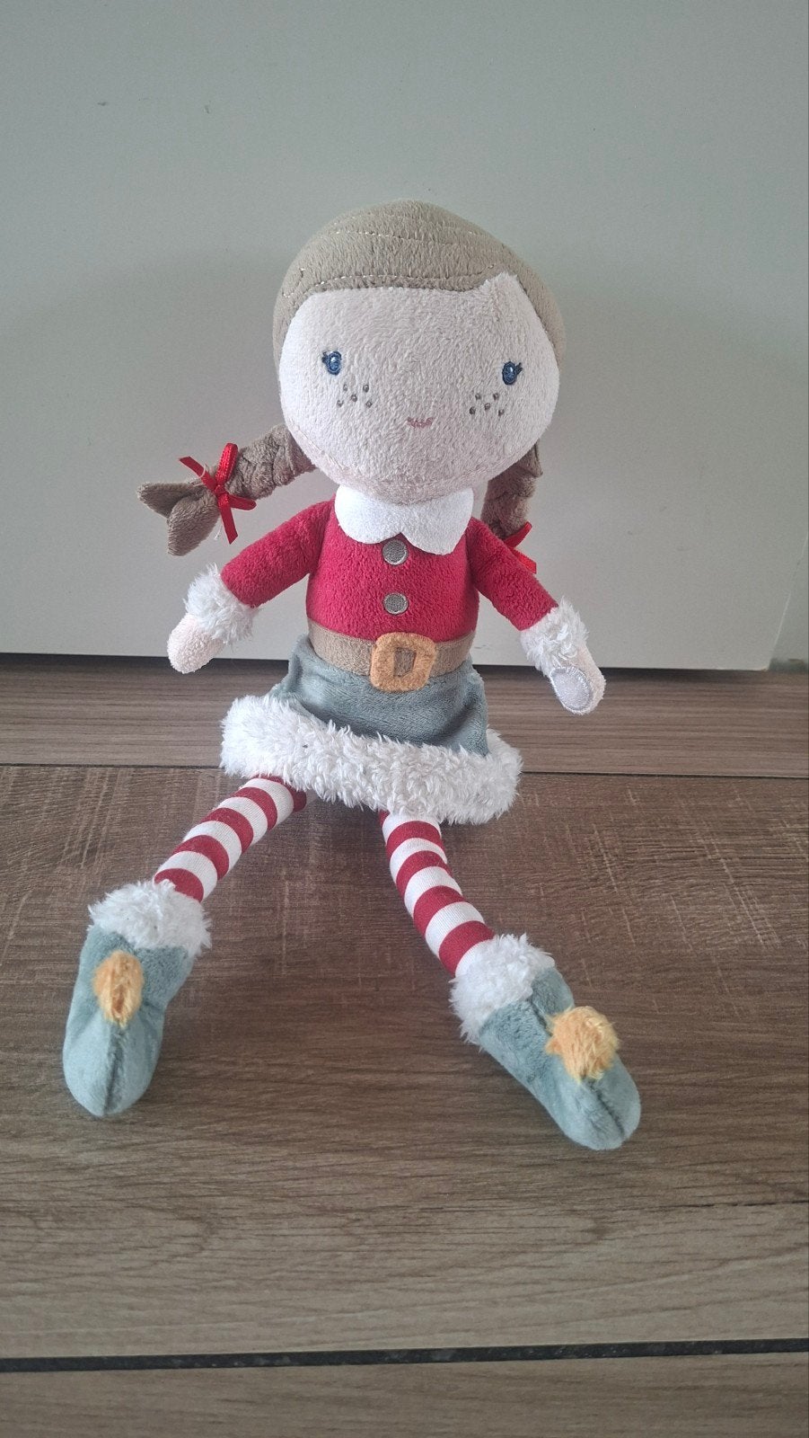 Little Dutch Rosa Kerst stoffen pioneer (zonder muts), Ophalen of Verzenden, Zo goed als nieuw, Overige typen