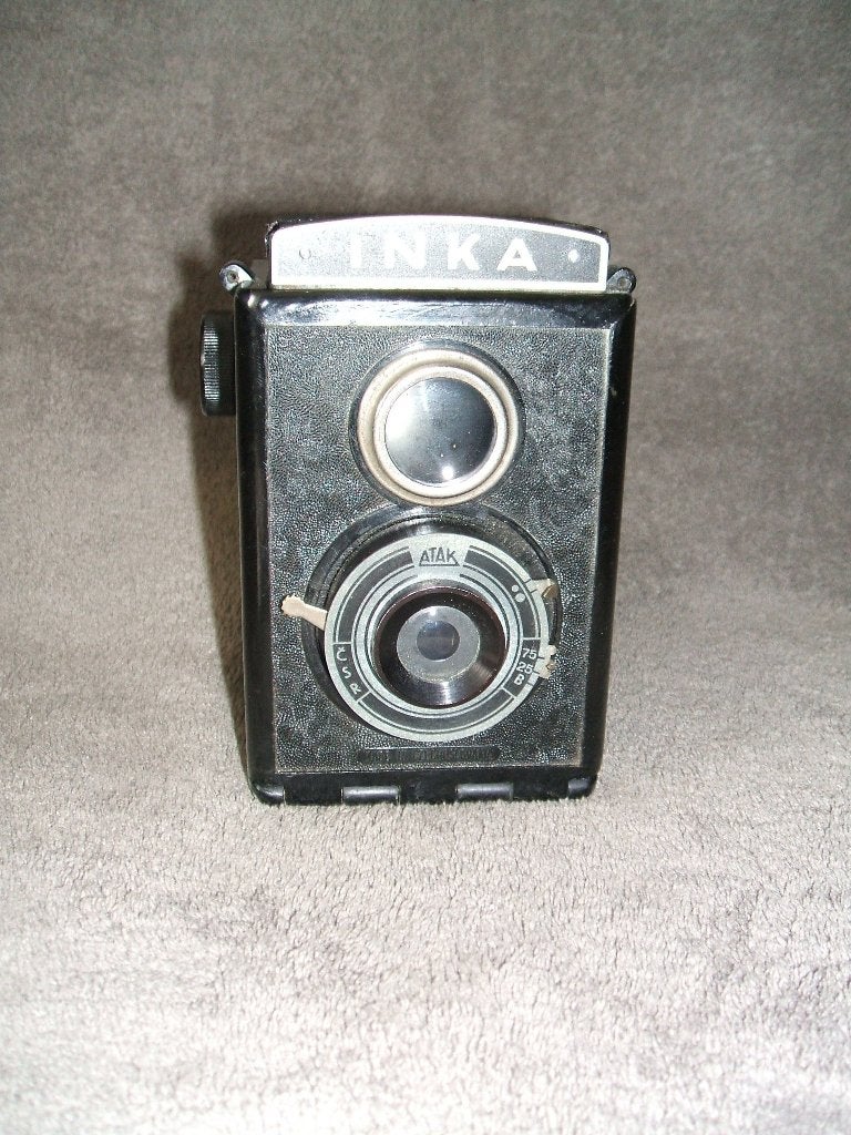 Oud INKA / ATAK fototoestel, Audio, Tv en Foto, Ophalen, Gebruikt, Compact, Overige Merken