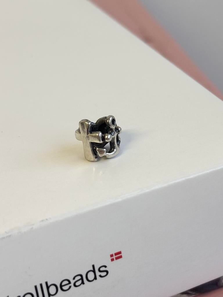 Trollbeads Geloof, Hoop en liefde-bedel, Ophalen of Verzenden, Zo goed als nieuw, Trollbeads