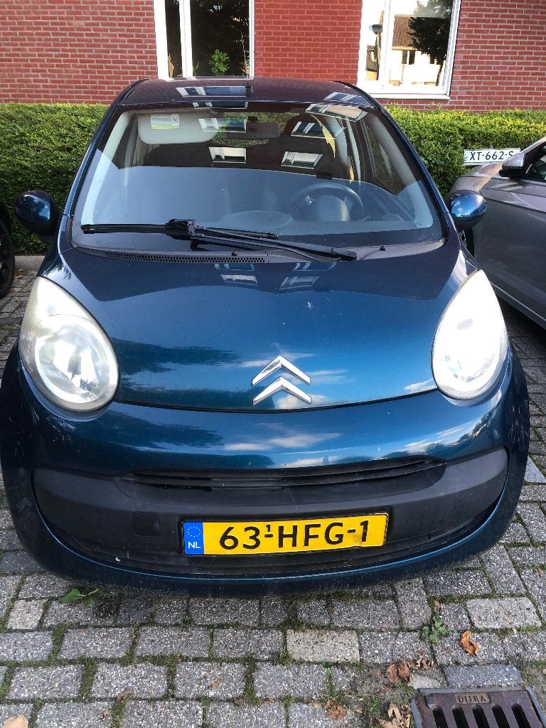 Citroën C1 1.0 3-DRS 2008 Blauw, Auto's, Voorwielaandrijving, Centrale vergrendeling, C1, 68 pk